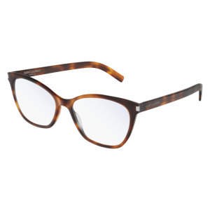 saint laurent optical frame woman acetate havana havana transparent sl 287 slim 003 4