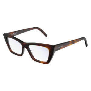 saint laurent optical frame woman acetate havana havana transparent sl 291 003 4